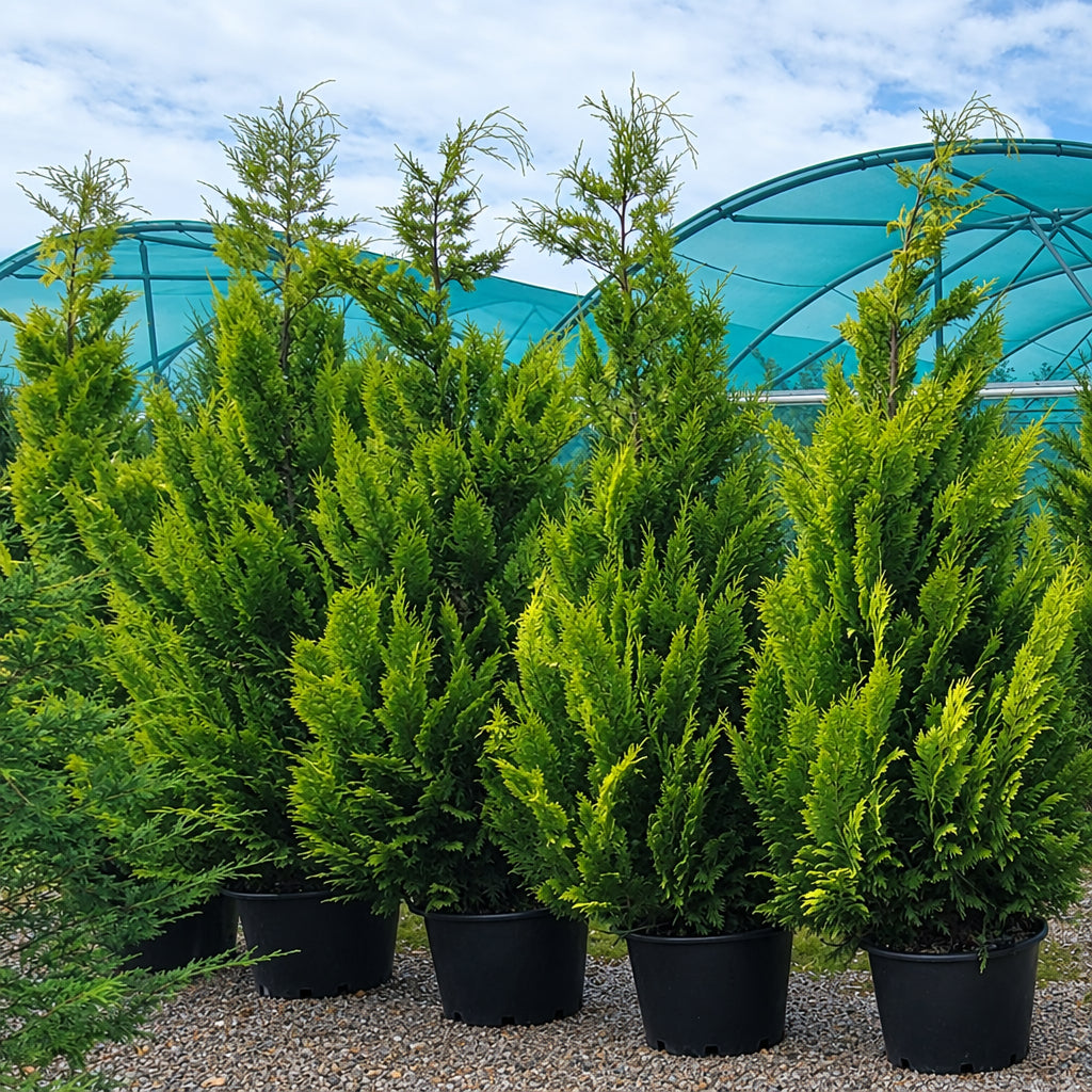 Gold Leylandii / Leyland Cypress (cupressocyparis 'Castlewellan Gold)